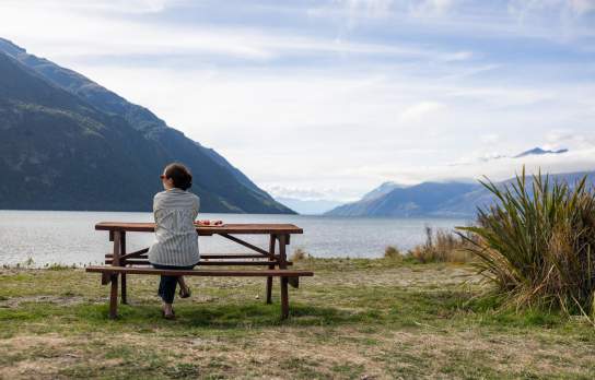 Kingston Picnic at the lakefront in autumn