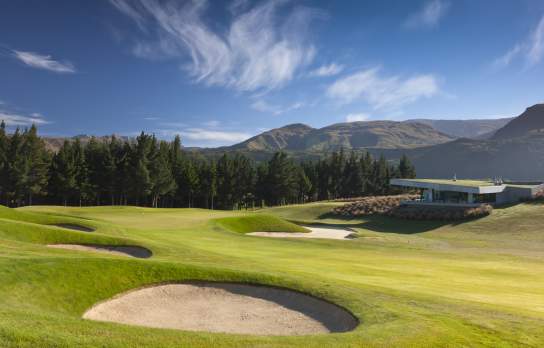 Green at The Hills Golf Club Queenstown