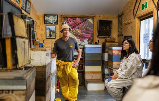 Buzzstop Cafe and Honey Centre Honey Tour