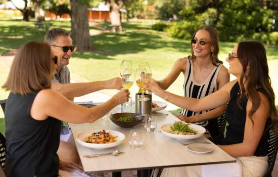 Dining at Nikola Estate