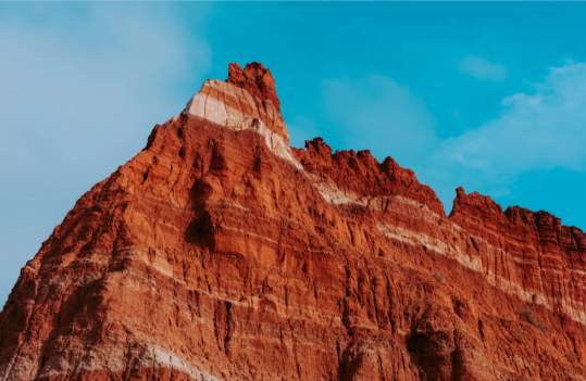 photos of the spanish skirts rock foarmations at palo duro canyon