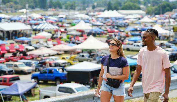 Couple at Carlisle Events