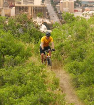 Mountain Biking Above Salt Lake