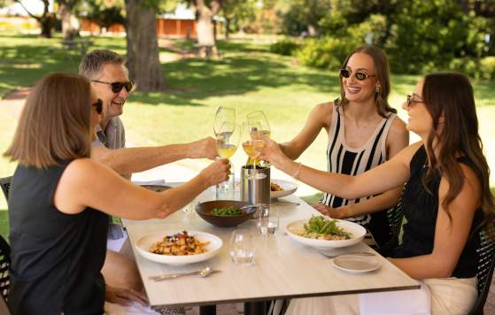 Dining at Nikola Estate