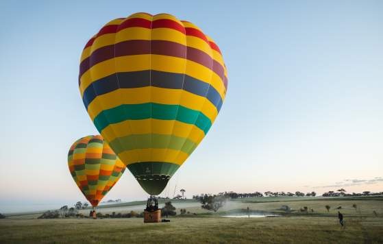 Hot air ballooning, Avon Valley