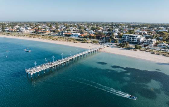 Rockingham Beach and Jetty