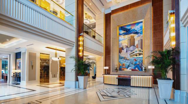 Higgins Hotel Lobby