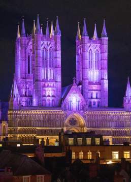 Lincoln Cathedral - Purple
