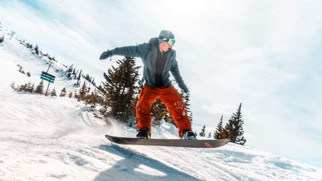Snowboarding in Brian Head