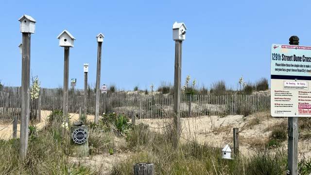 129th Street Beach Entrance in Ocean City, MD