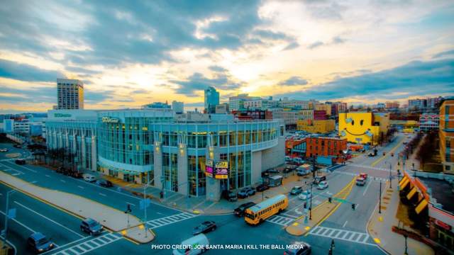The DCU Center Convention Center in downtown Worcester, MA