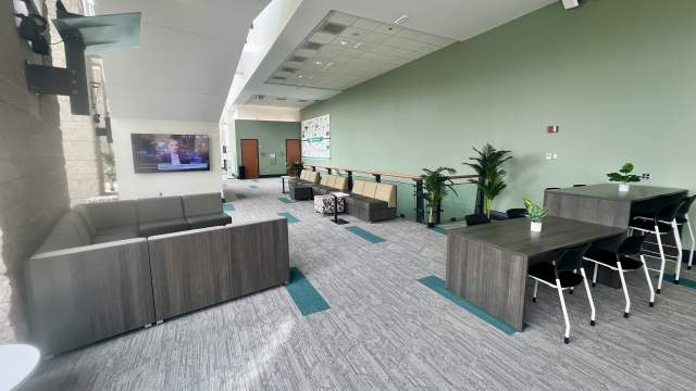 DCU Center Connect lounge