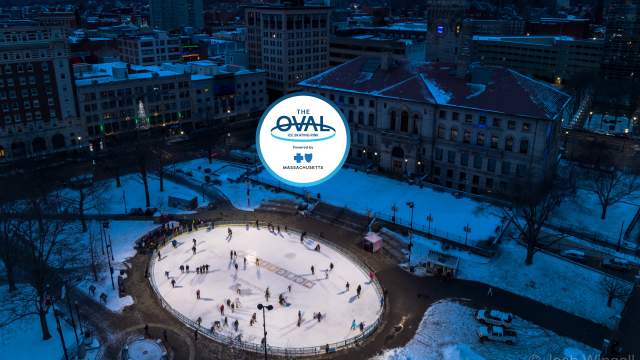 The Oval Ice Skating Rink, powered by Blue Cross Blue Shield of Massachusetts
