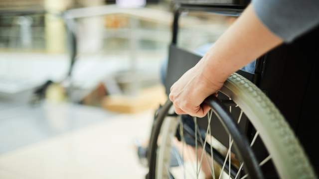 Guest in a wheelchair