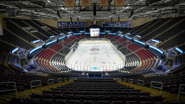 Empty Hockey Arena