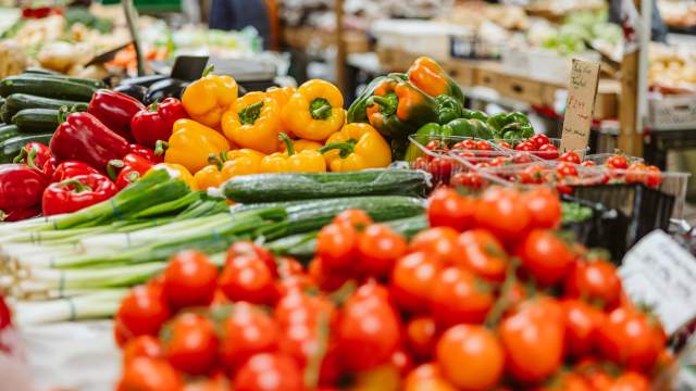 Local Produce Close-Up shot