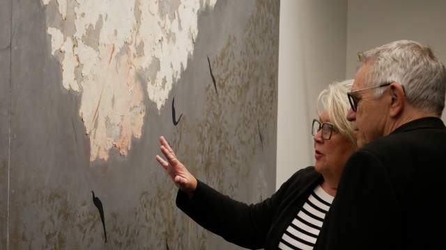 The Mennello Museum of American Art couple observing art