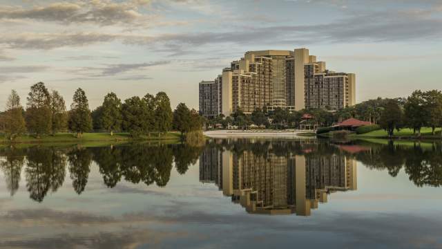 Hyatt Regency Grand Cypress hotel exterior and lake