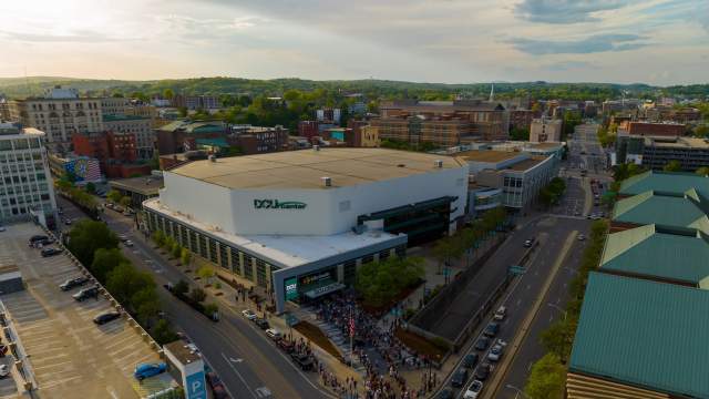 DCU Center Arena during the day