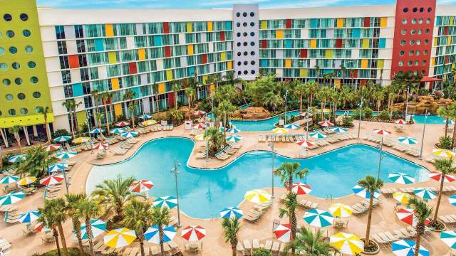Universal's Cabana Bay Beach Resort™ exterior and pool