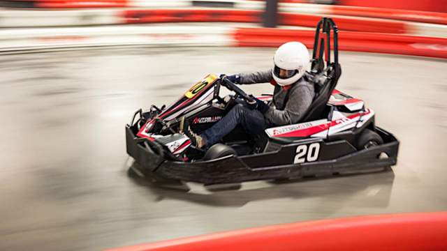 Go-Kart at Accelerate Indoor Speedway