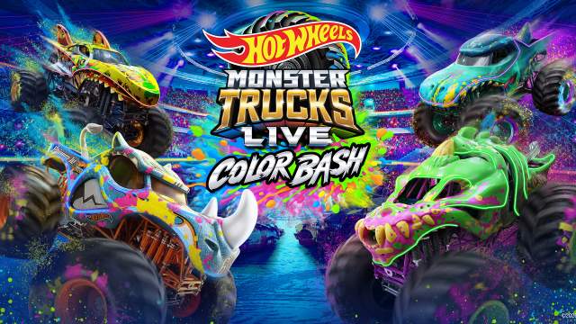 Hot Wheels Monster Trucks Live Color Bash