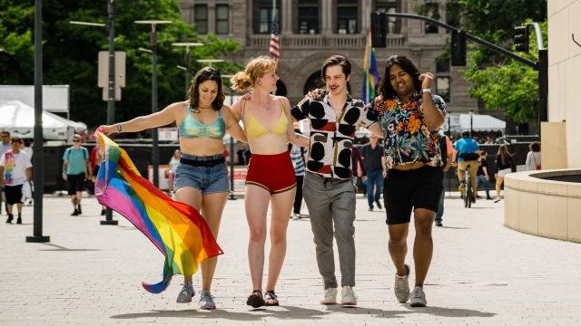 Friends at Salt Lake Pride Festival 2019