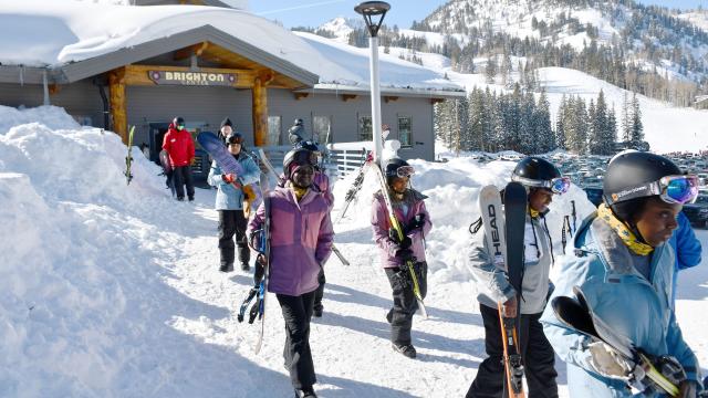 Discover Winter Program Participants at Brighton Resort