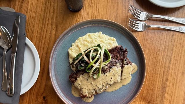 Oquirrh's menu item, Wagyu Eye of Ribeye