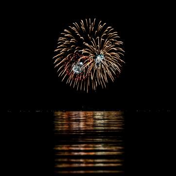 July 3rd Fireworks over Lake Champlain