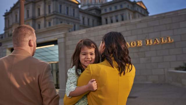 Family at Heritage Hall