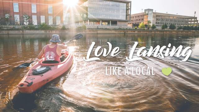 Kayaker - Love Lansing like a local