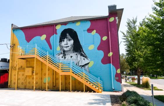 LUX Center for the Arts Mural