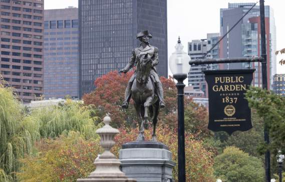 George Washington Statue in the Public Garden