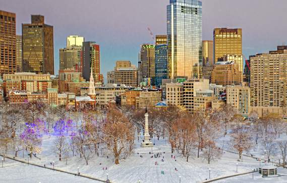 Boston Common Winter