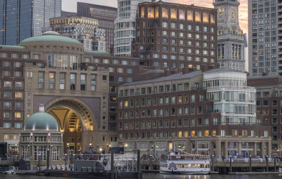 View of the Boston Harbor Hotel