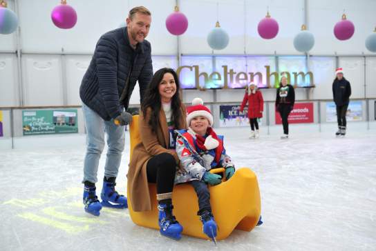 Skaters at Cheltenham Ice Rink