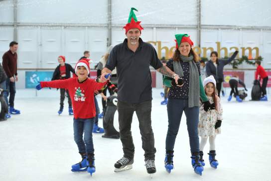 Skaters at Cheltenham Ice Rink