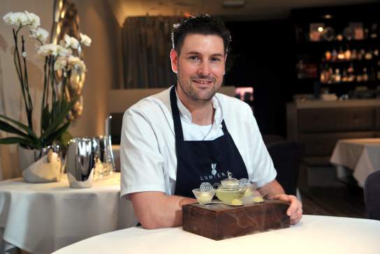 Chef from the Lumiere Restaurant Cheltenham - Jon Howe.