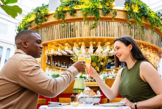 People drinking at The Ivy Cheltenham