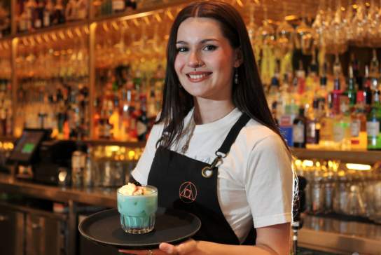 Cocktail waitress The Alchemist Cheltenham