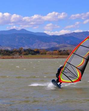 Lake McIntosh Windsurfer