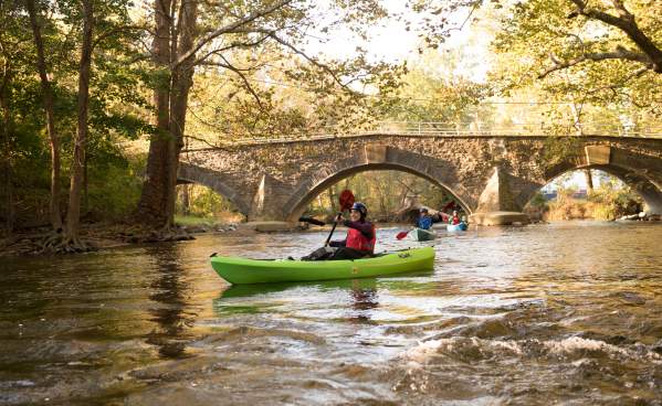 Kayaking on Yellow Breeches Creek