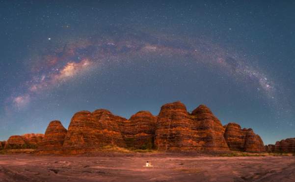 The Milky Way over the Bungle Bungle Range