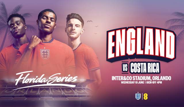 Florida Series England vs Costa Rica soccer