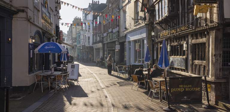 Old Town in the summer.