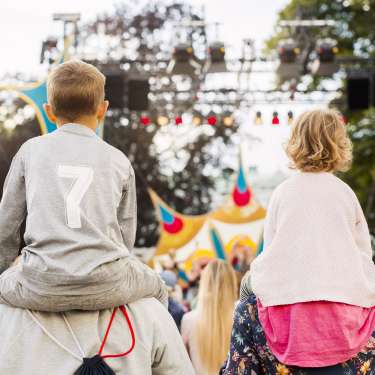 Stock Image of Children at a Concert