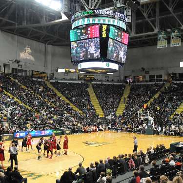 Wright State Basketball Game at the Nutter Center in Fairborn, Ohio