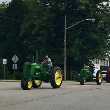 Tractor Parade in Spring Valley, Ohio