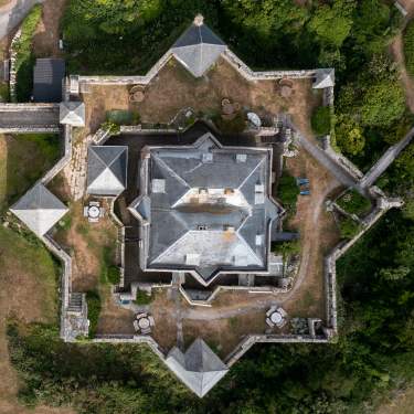 Aerial of Star Castle Hotel